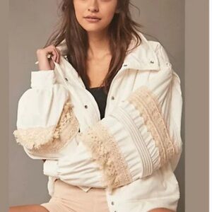 FP Crochet Puffer Jacket
